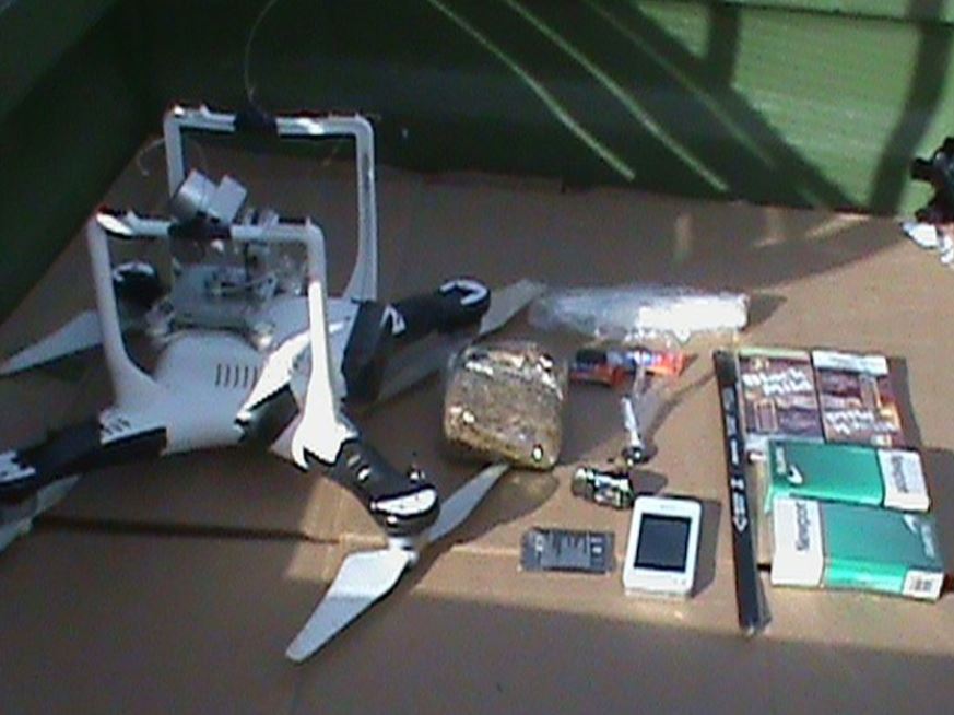 Drone carrying contraband-1