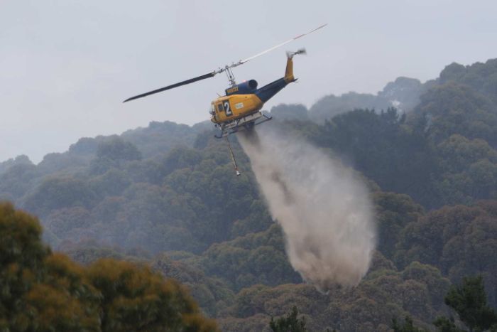Drones interfere with Tansmania Christmas bushfire 2018